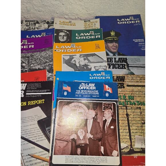 Vintage Law and Order Police Management Magazines Lot – Late 1970s Bundle - Picture 2 of 3